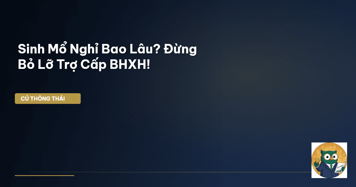 Sinh Mổ Nghỉ Bao Lâu? Đừng Bỏ Lỡ Trợ Cấp BHXH!