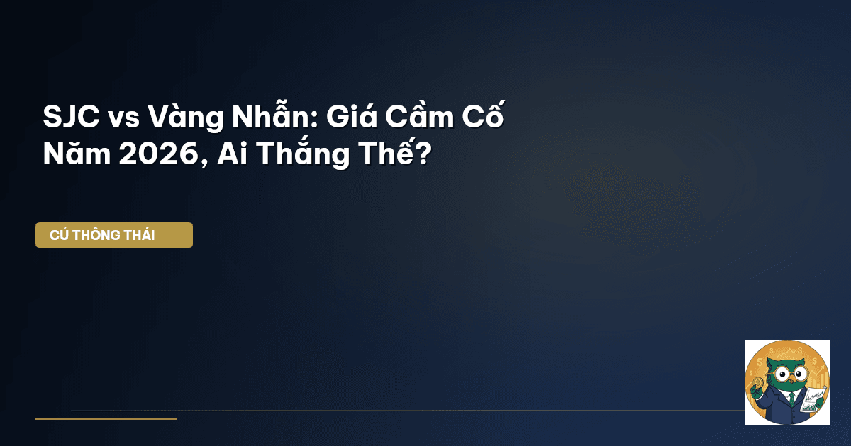 SJC vs Vàng Nhẫn: Giá Cầm Cố Năm 2026, Ai Thắng Thế?