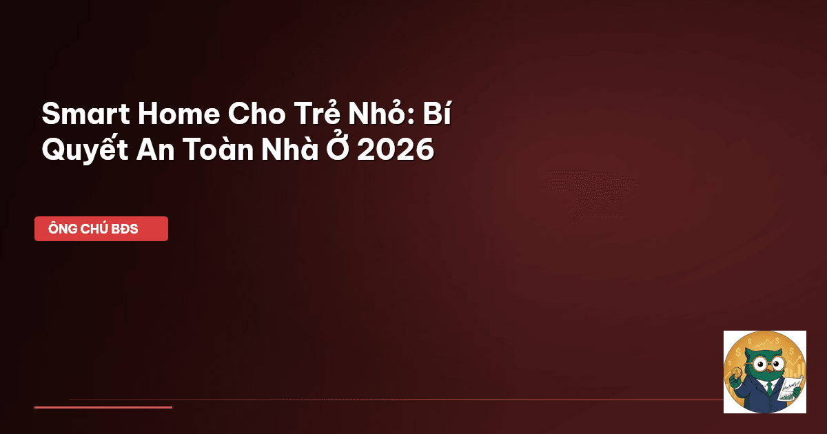 smart home cho trẻ