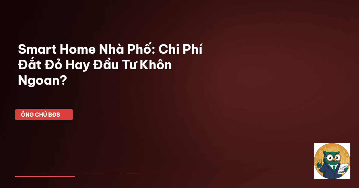 smart home nhà phố
