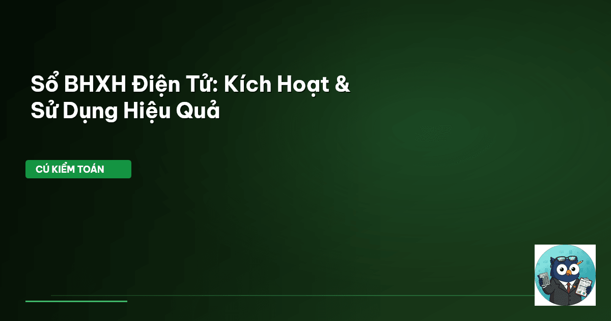 sổ BHXH điện tử