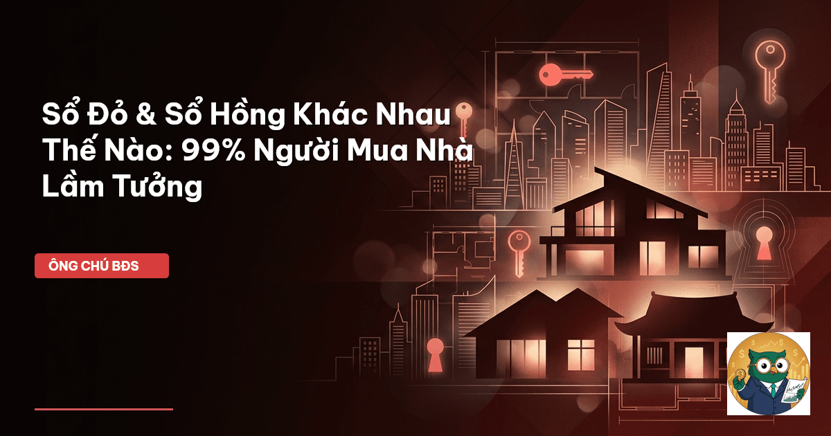 sổ đỏ và sổ hồng