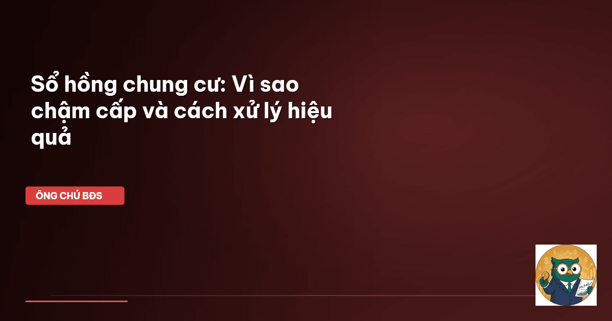 sổ hồng chung cư