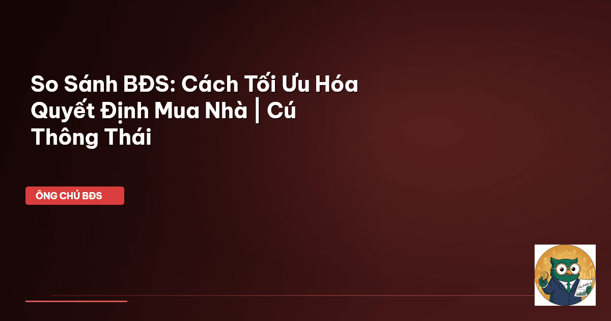 so sánh BĐS