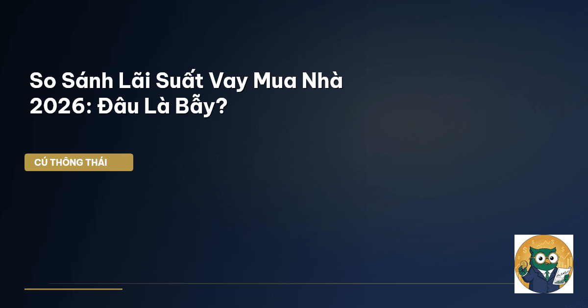 So Sánh Lãi Suất Vay Mua Nhà 2026: Đâu Là ‘Bẫy’?