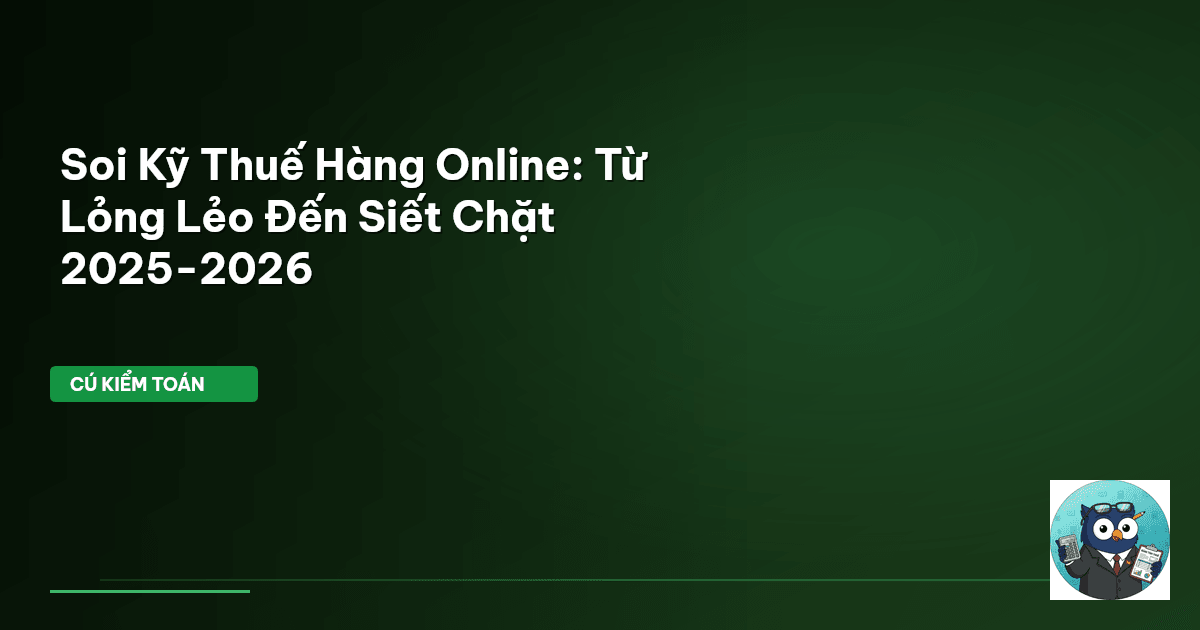 thuế nhập khẩu hàng online