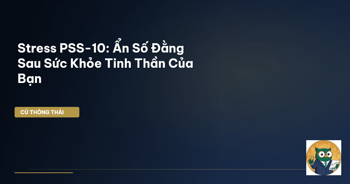 Stress PSS-10: Ẩn Số Đằng Sau Sức Khỏe Tinh Thần Của Bạn