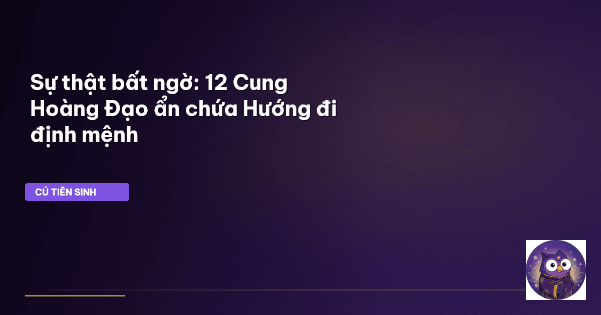 12 cung hoàng đạo