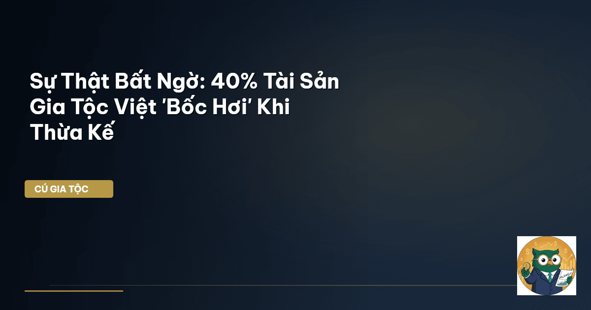 Sự Thật Bất Ngờ: 40% Tài Sản Gia Tộc Việt 'Bốc Hơi' Khi Thừa Kế