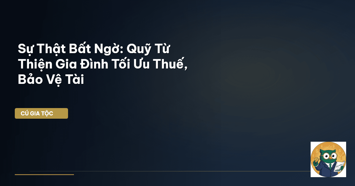 quỹ từ thiện gia đình