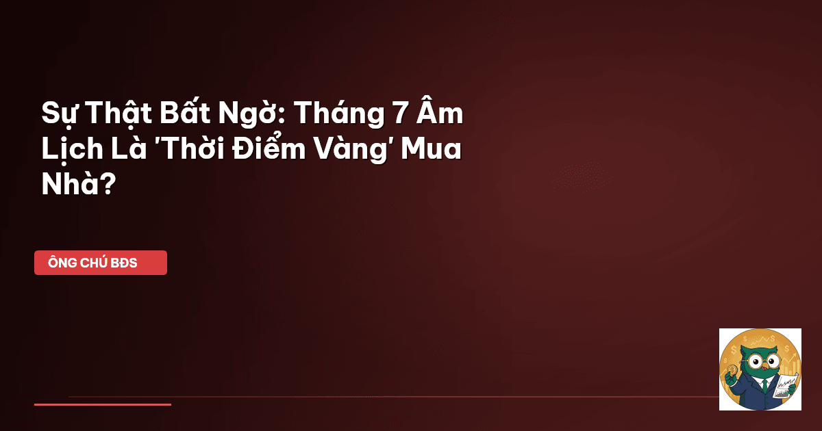 mua nhà tháng 7 âm lịch