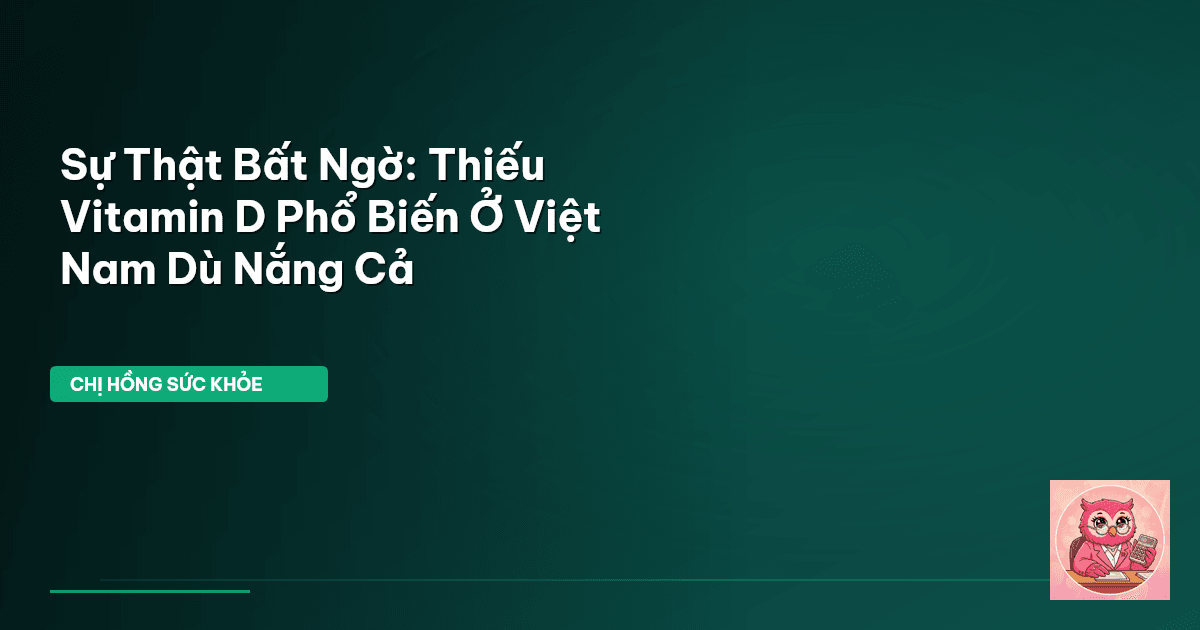 thiếu vitamin d