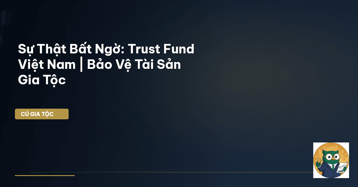 Sự Thật Bất Ngờ: Trust Fund Việt Nam | Bảo Vệ Tài Sản Gia Tộc
