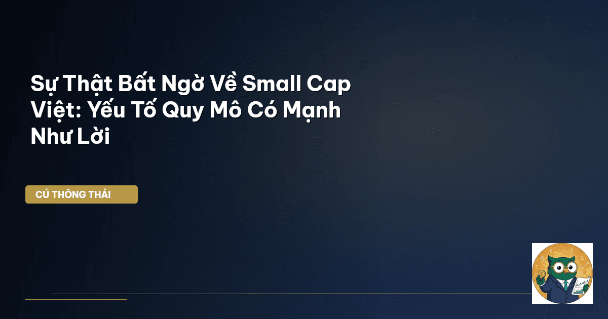 Sự Thật Bất Ngờ Về Small Cap Việt: Yếu Tố Quy Mô Có Mạnh Như Lời
