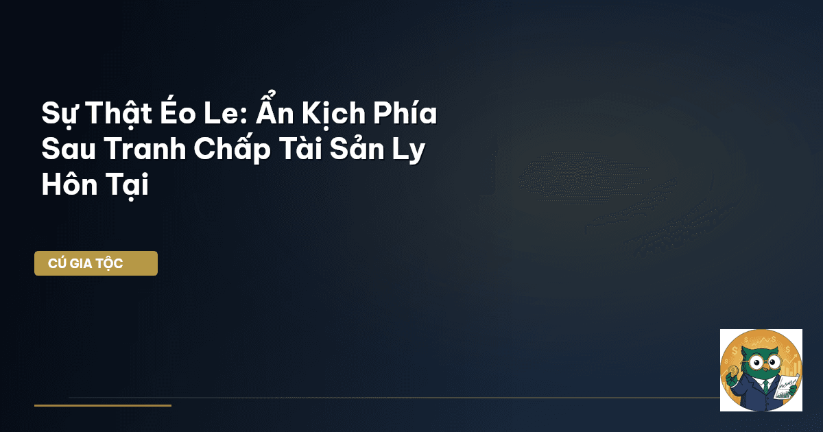 tranh chấp tài sản ly hôn