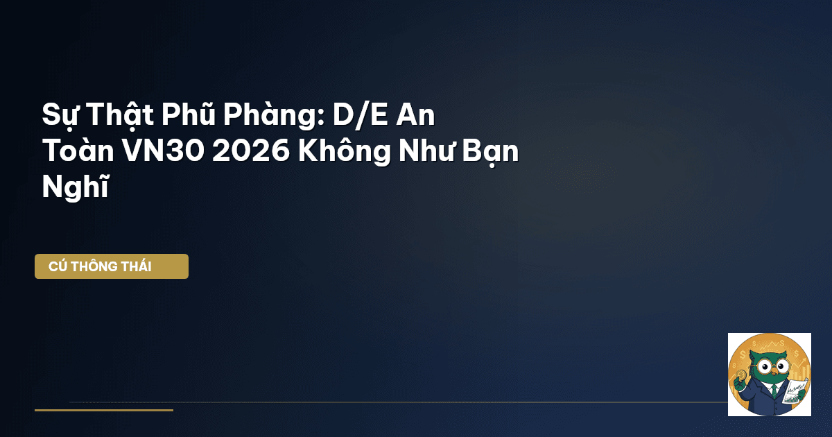 Sự Thật Phũ Phàng: D/E An Toàn VN30 2026 Không Như Bạn Nghĩ