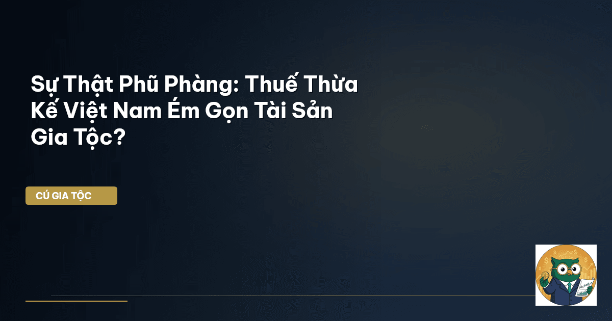 Sự Thật Phũ Phàng: Thuế Thừa Kế Việt Nam Ém Gọn Tài Sản Gia Tộc?