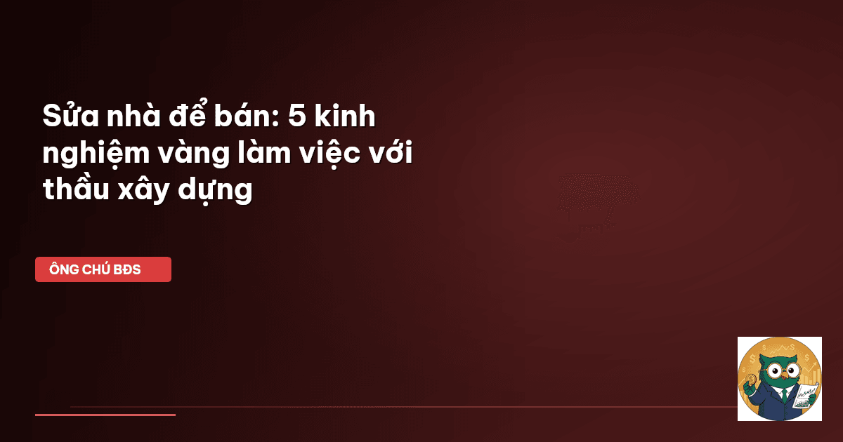 sua nha ban