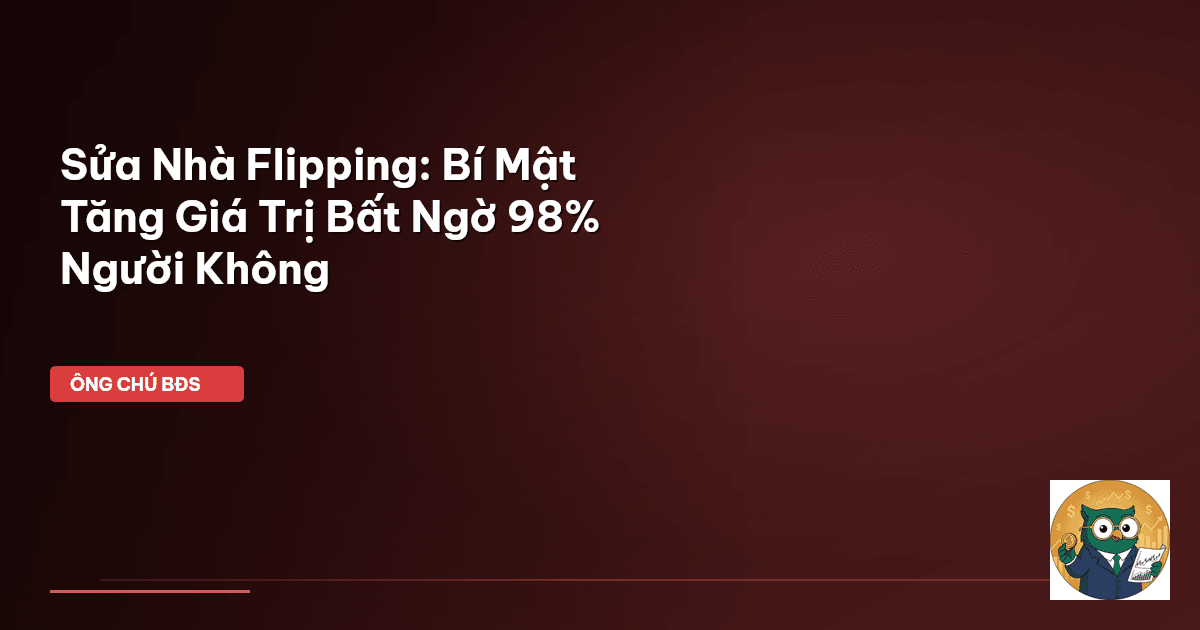 sửa nhà flipping