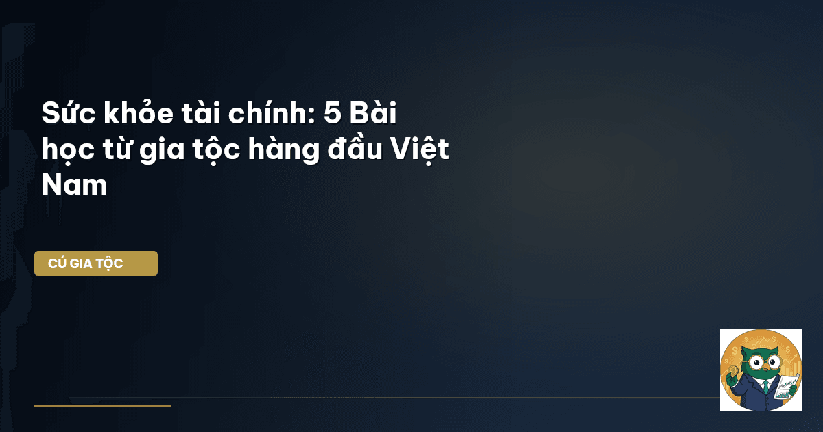 sức khỏe tài chính
