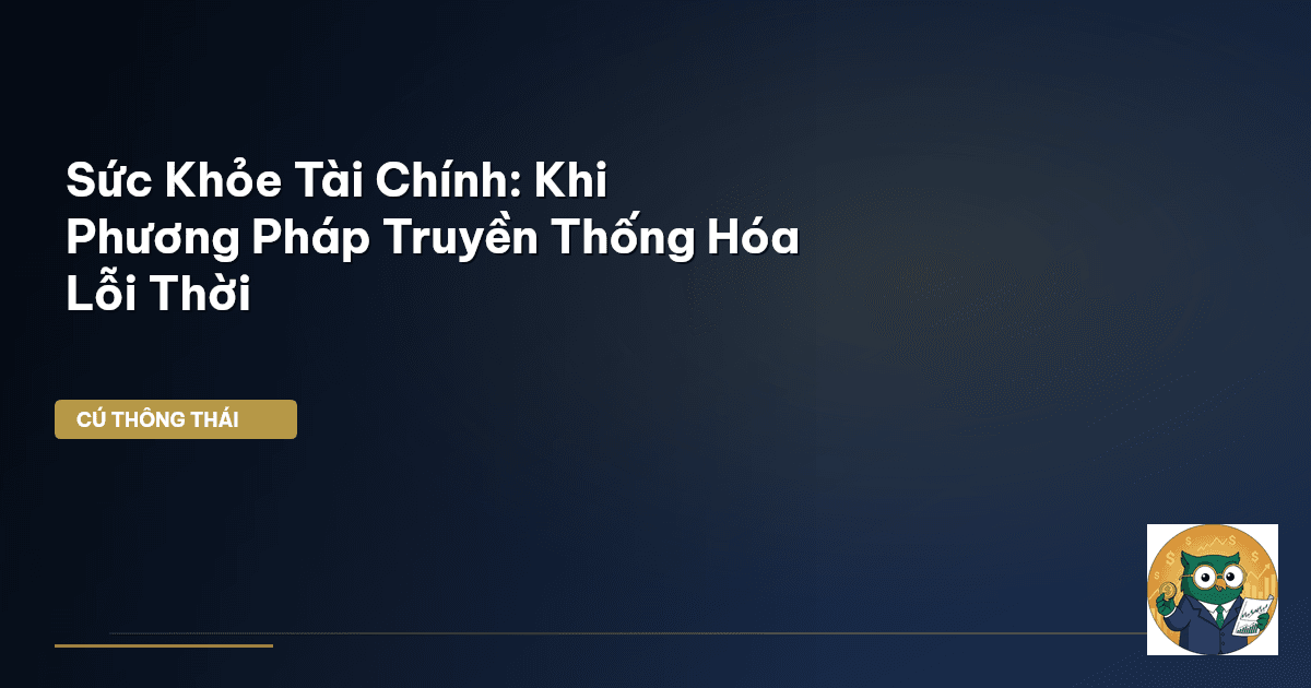 Sức Khỏe Tài Chính: Khi Phương Pháp Truyền Thống Hóa Lỗi Thời