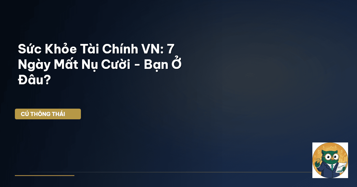 Sức Khỏe Tài Chính VN: 7 Ngày Mất Nụ Cười - Bạn Ở Đâu?