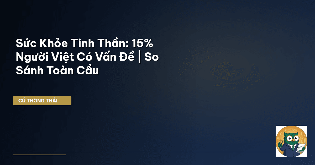 Sức Khỏe Tinh Thần: 15% Người Việt Có Vấn Đề | So Sánh Toàn Cầu
