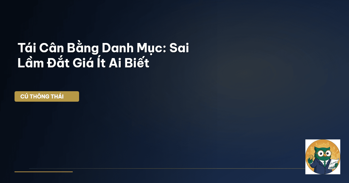 Tái Cân Bằng Danh Mục: Sai Lầm Đắt Giá Ít Ai Biết