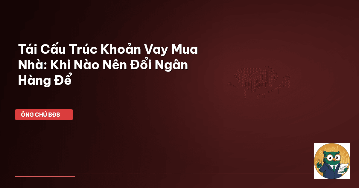 tái cấu trúc khoản vay