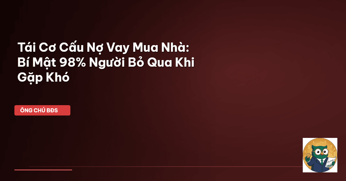 tái cơ cấu nợ