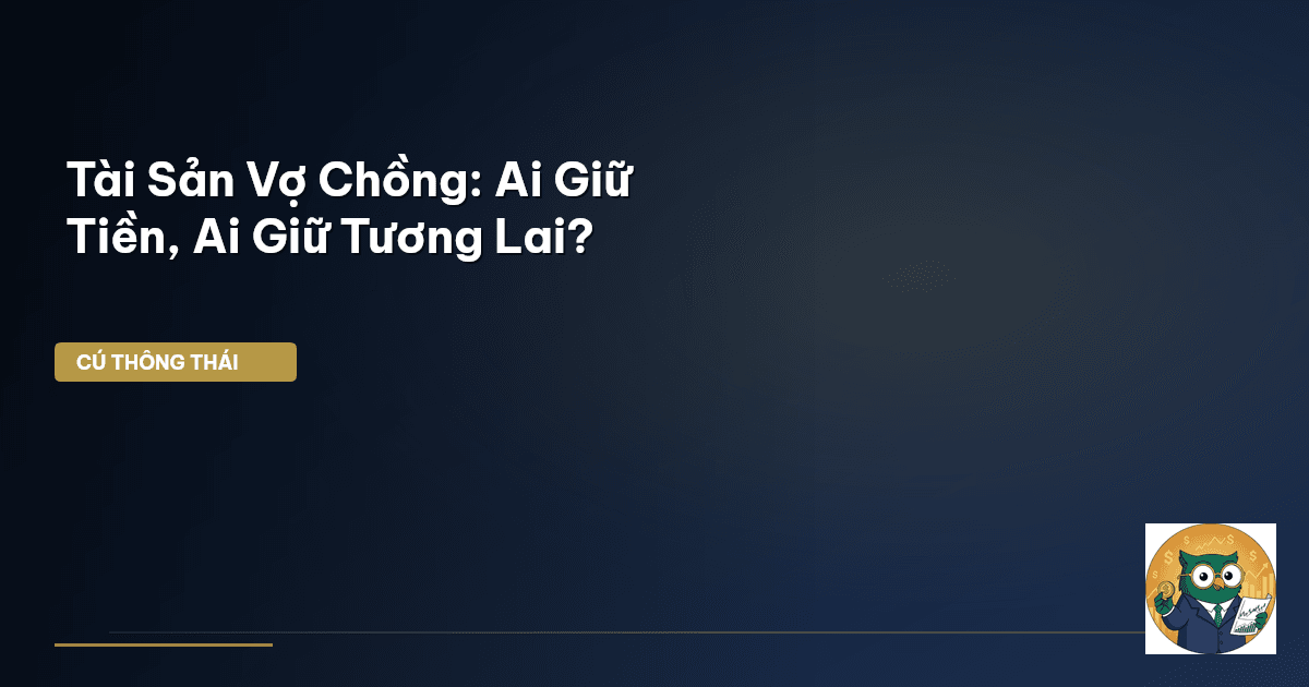 Tài Sản Vợ Chồng: Ai Giữ Tiền, Ai Giữ Tương Lai?