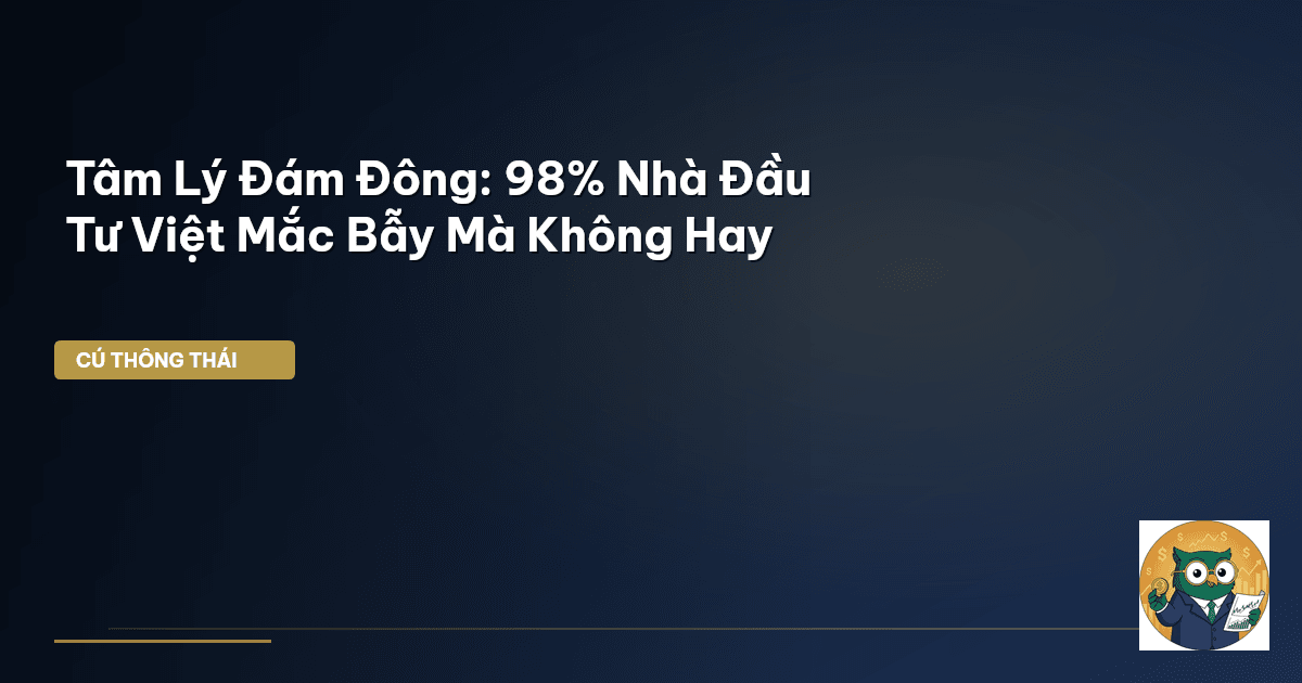Tâm Lý Đám Đông: 98% Nhà Đầu Tư Việt Mắc Bẫy Mà Không Hay