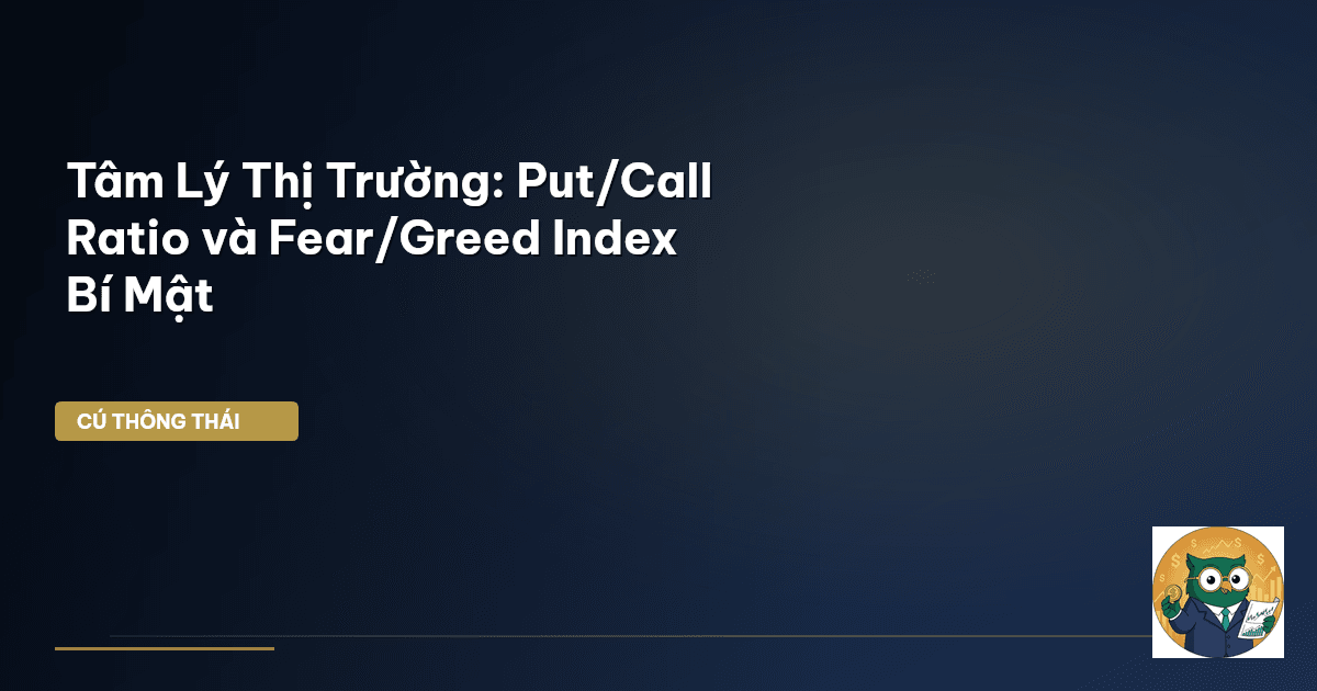 Tâm Lý Thị Trường: Put/Call Ratio và Fear/Greed Index – Bí Mật