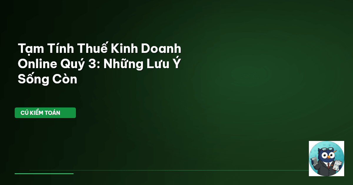 thuế kinh doanh online