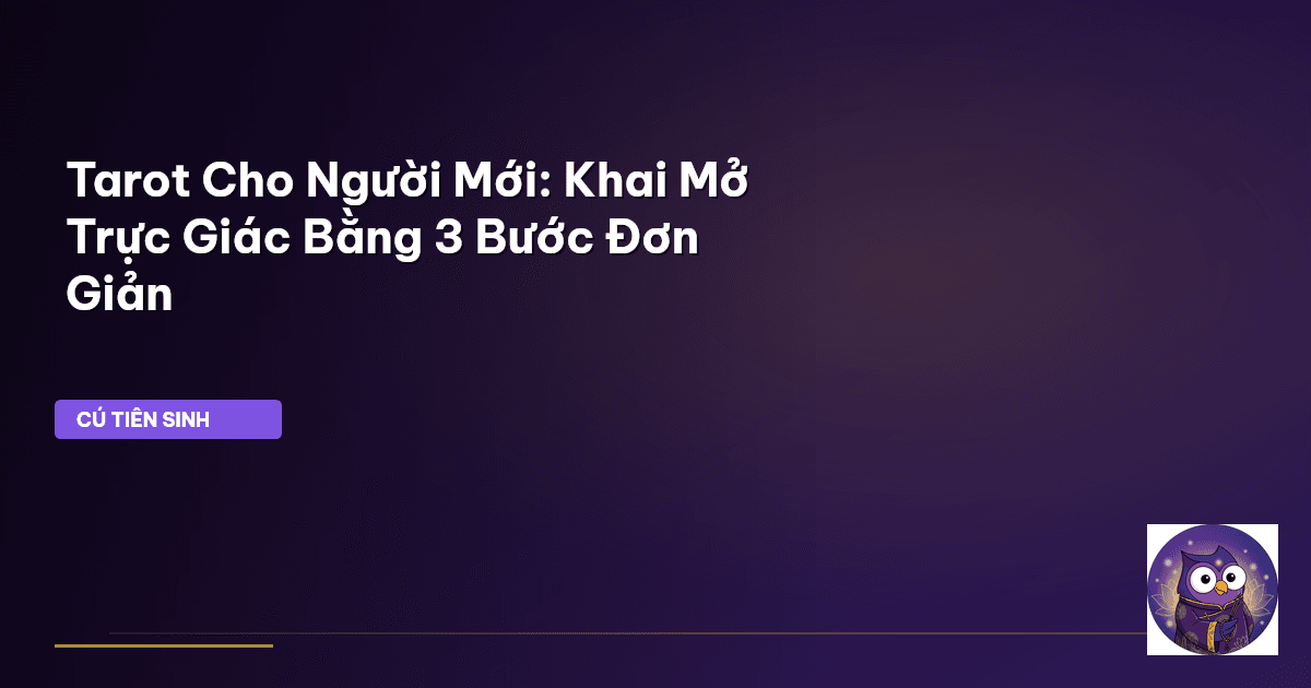tarot cho người mới