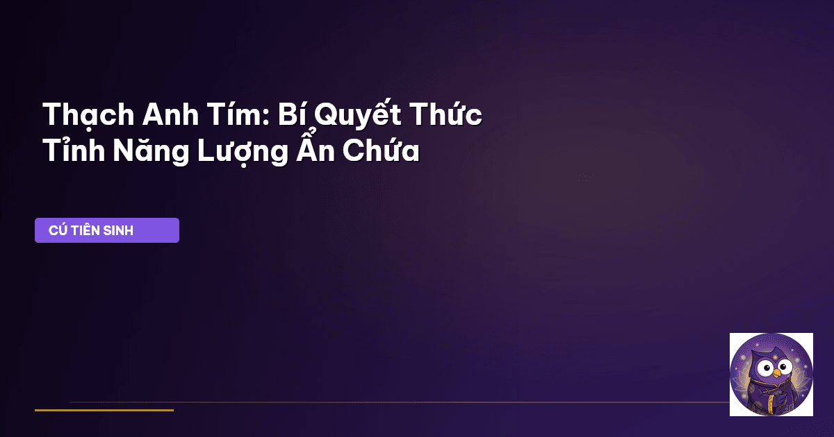 thạch anh tím