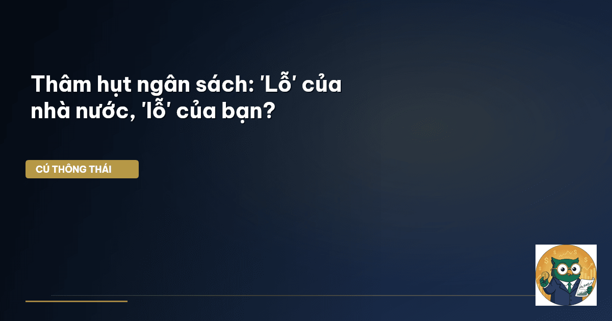 thâm hụt ngân sách