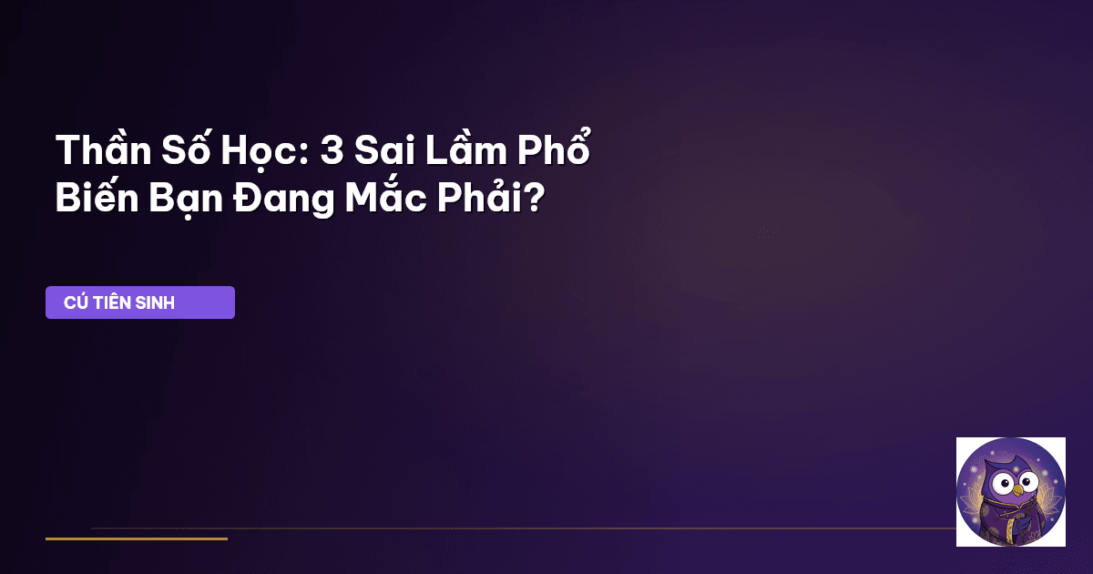 Thần Số Học