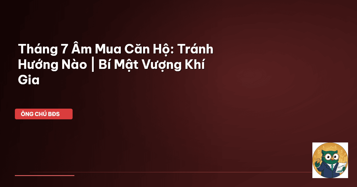tháng 7 âm mua nhà
