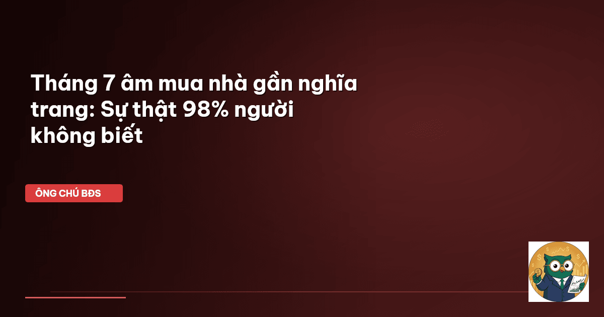 mua nhà gần nghĩa trang