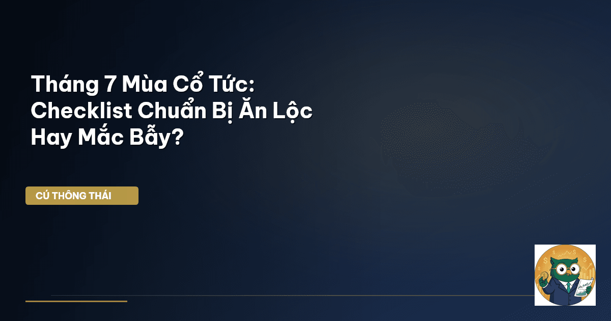 Tháng 7 Mùa Cổ Tức: Checklist Chuẩn Bị Ăn Lộc Hay Mắc Bẫy?