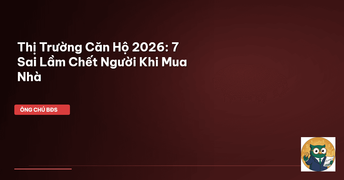 thị trường căn hộ chung cư