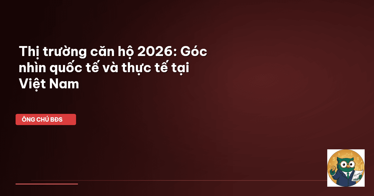 thị trường căn hộ chung cư