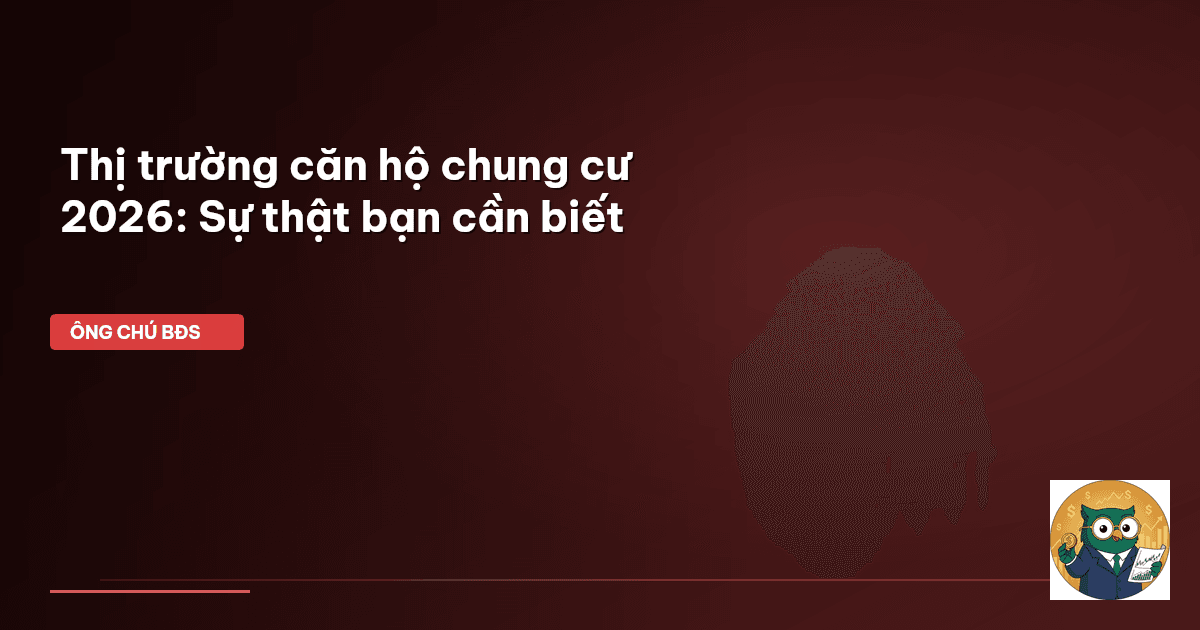 thị trường căn hộ chung cư