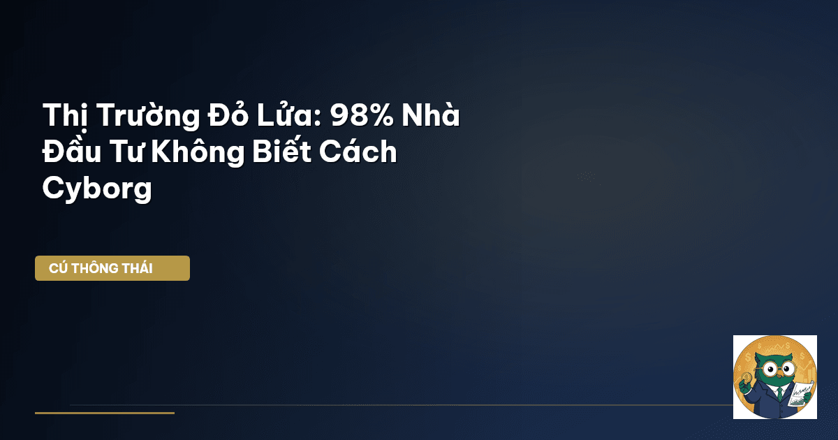 Thị Trường Đỏ Lửa: 98% Nhà Đầu Tư Không Biết Cách Cyborg