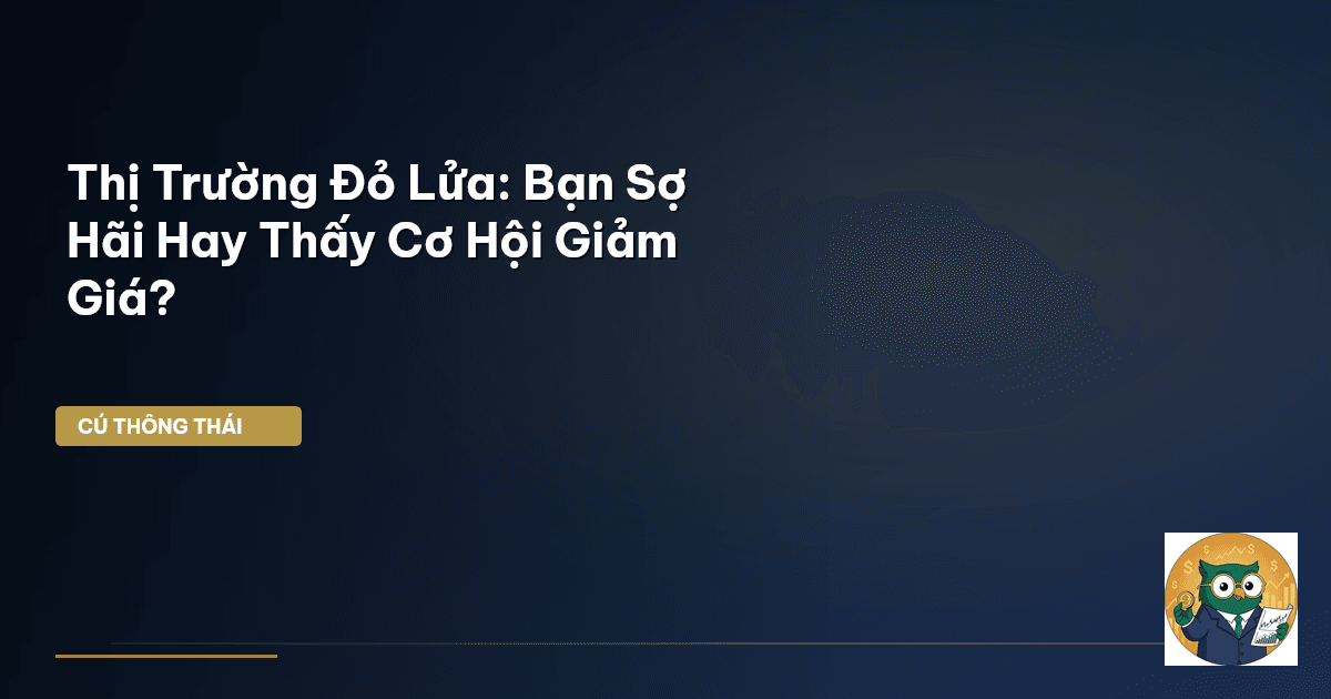 Thị Trường Đỏ Lửa: Bạn Sợ Hãi Hay Thấy Cơ Hội Giảm Giá?