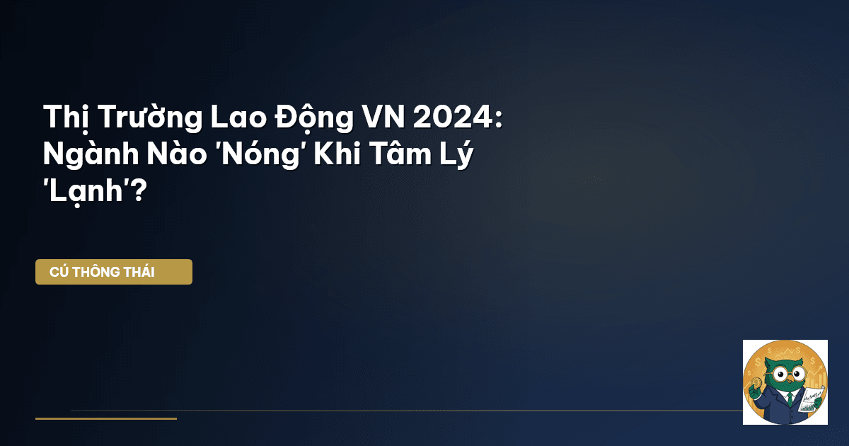 Thị Trường Lao Động VN 2024: Ngành Nào 'Nóng' Khi Tâm Lý 'Lạnh'?