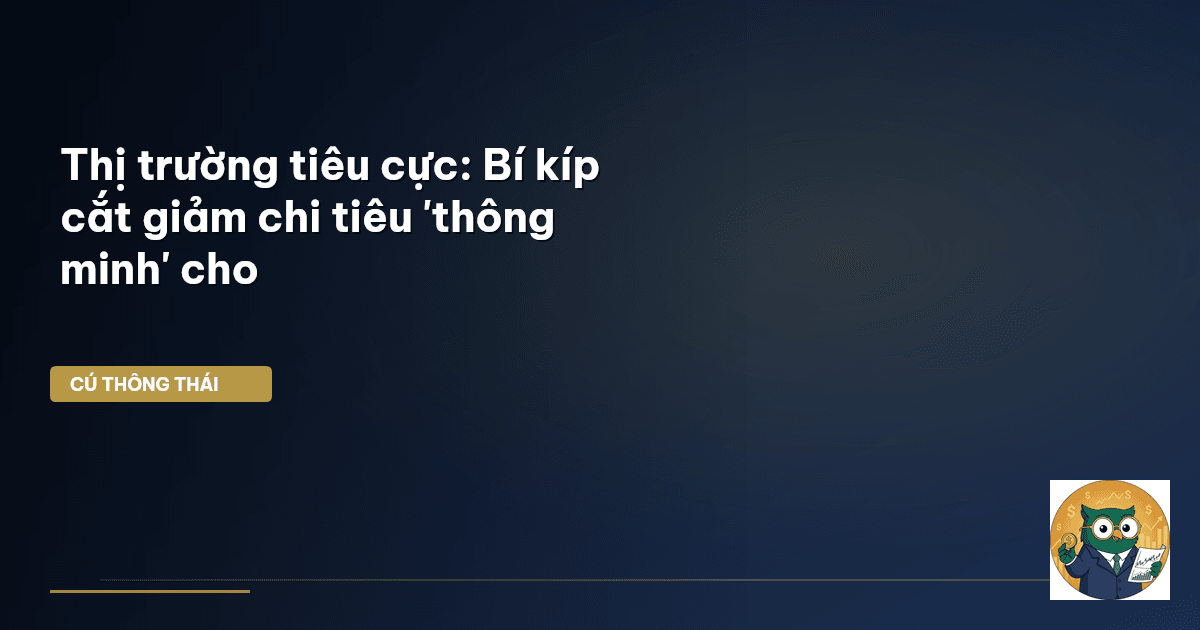 cắt giảm chi tiêu