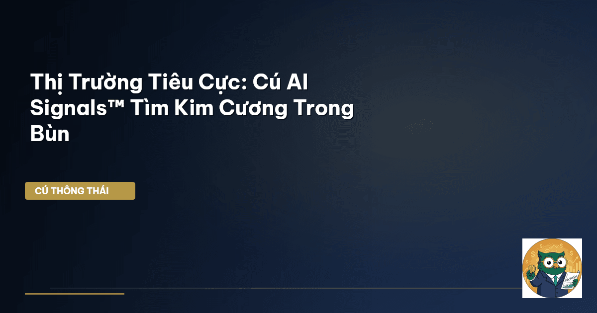 Thị Trường Tiêu Cực: Cú AI Signals™ Tìm Kim Cương Trong Bùn