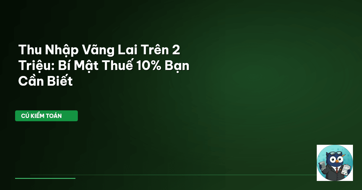 thu nhập vãng lai